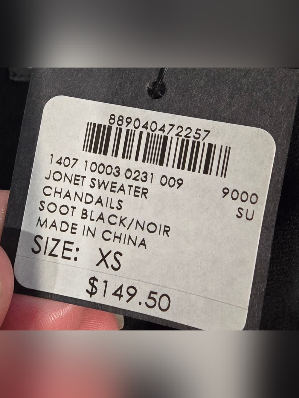 Club Monaco Jonet Sweater In Black Size XS - Picture 3 of 6